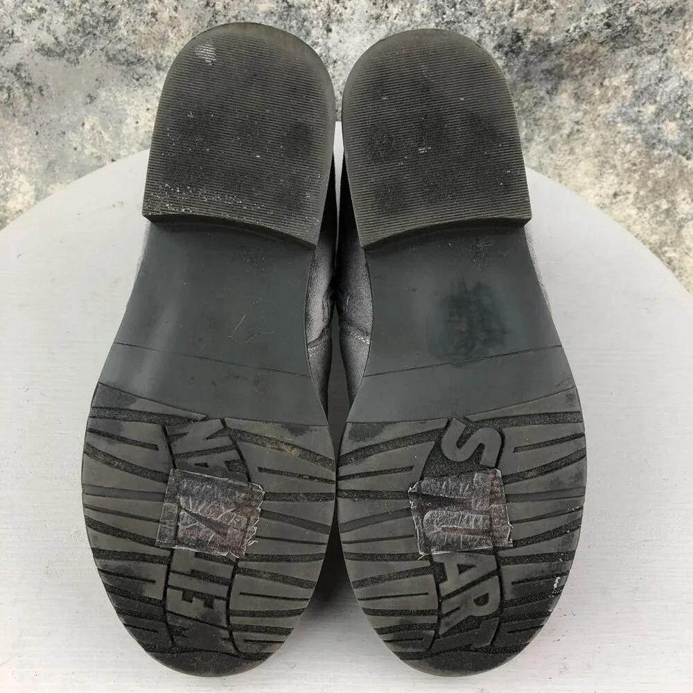 Stuart Weitzman Girl's Size 5 Lowland Mid Grey Faux Suede Side Zip Ankle Booties